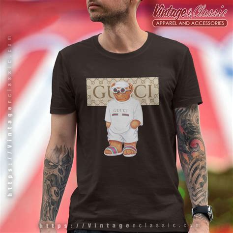 gucci bear t-shirt|gucci xxv shirt.